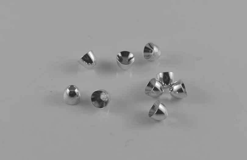 MNFT Cabeza de cono latón para moscas con bolas níquel negro - imagen 3