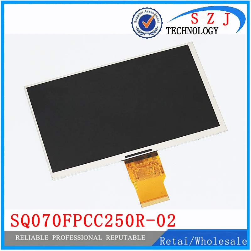 

New 7'' inch screen LCD display SQ070FPCC250R-02 Resolution 1024*600 for Changhong H702 3G 700CPNT-50Z-HD tablet