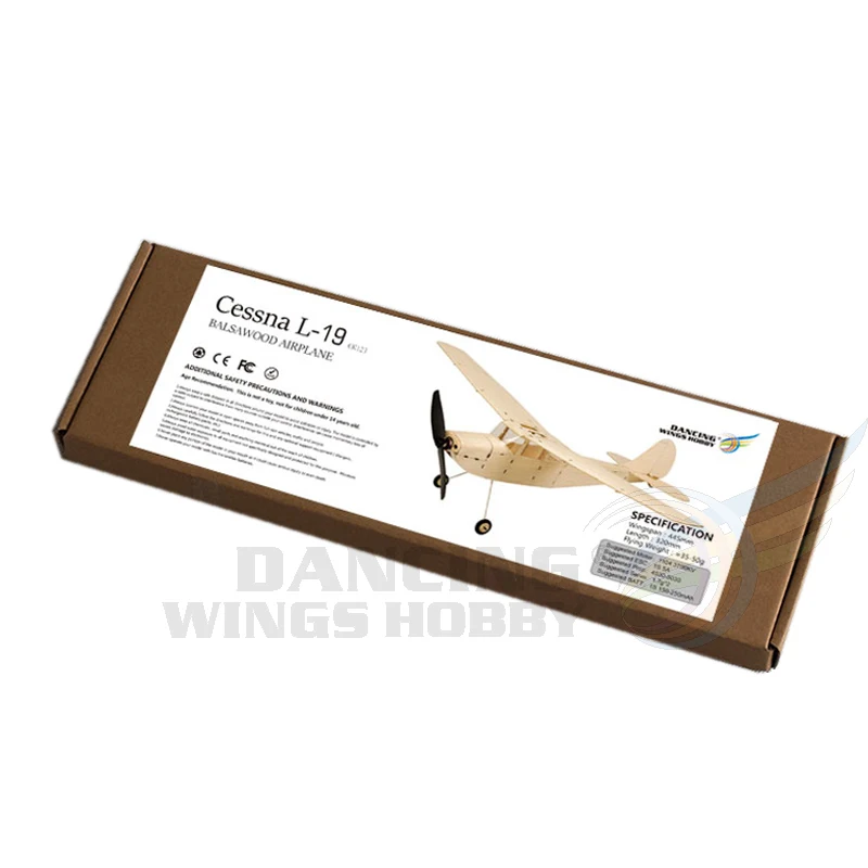 Mini Cessna L-19 RC modello di aereo 3CH Electric Powered RC Airplane 320mm Wingspan Balsa Wood Aircraft Model Building kit K12