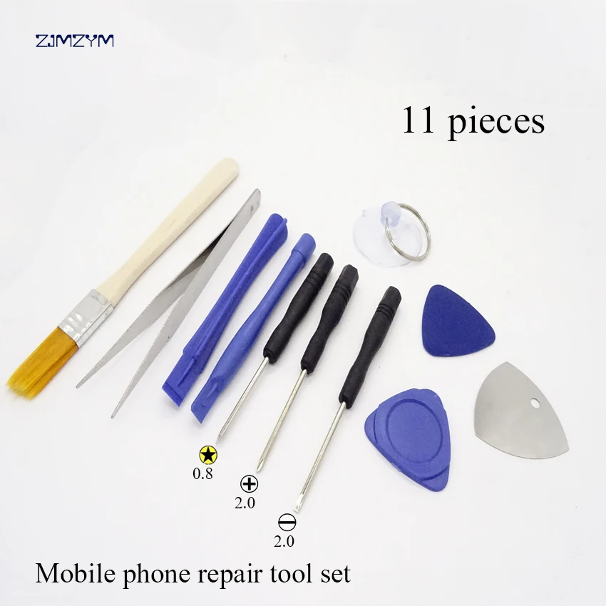 Venda quente 11 em 1 kit de ferramentas reparo do telefone móvel spudger pry abertura ferramenta ferramentas de reparo lcd com chaves de fenda para a ferramenta do iphone