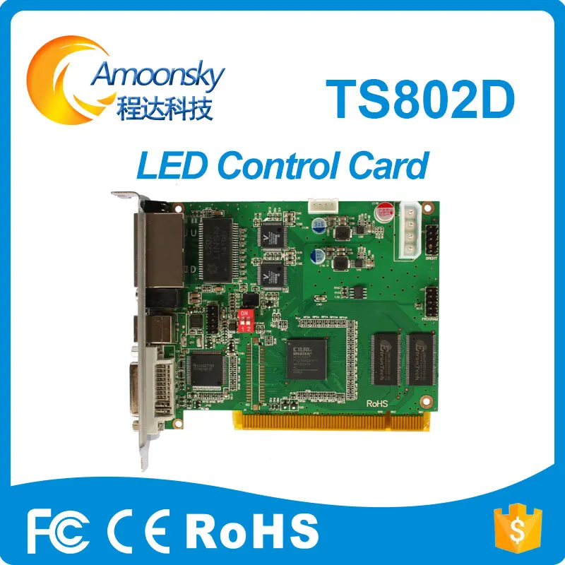 Send Card Linsn TS802 True Color Video Led Display Screen Controller Sending Card