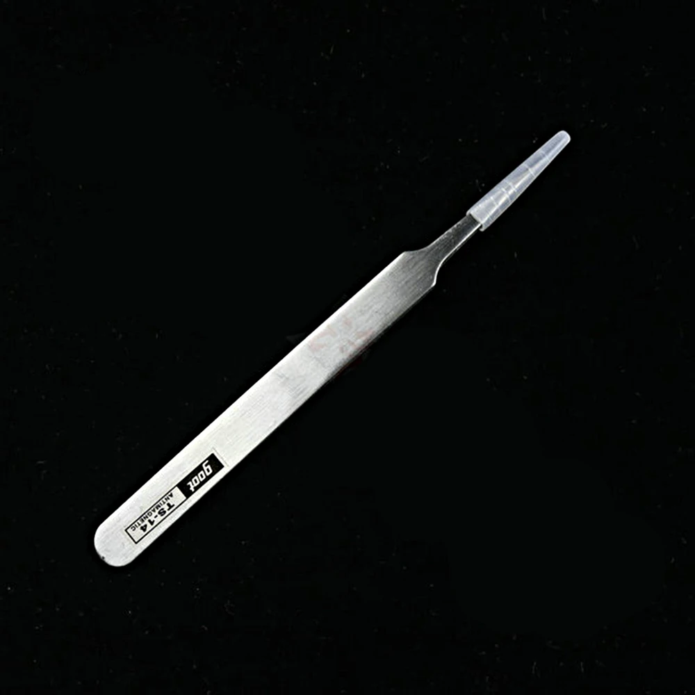 

CHKJ For Jewelry Electronic Components Holding Tightly Tweezer Repair Tool Locksmith Supplies125mm Precision Lock Tweezer