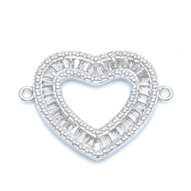 4 ألوان الذهب الشظية الحب القلب موصل سوار ذاتي الصنع مجوهرات للنساء عشاق اليدوية محظوظ هدية عيد ميلاد بالجملة #5