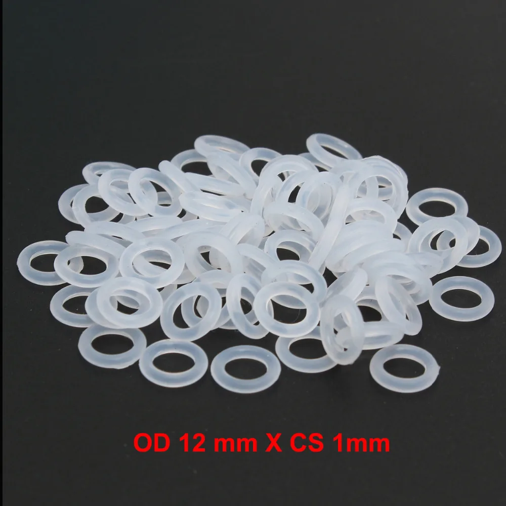 

OD12mm x CS1mm VMQ PVMQ SILICONE O ring O-ring Oring Rubber-Sealing-Ring