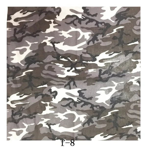 Camo Hip-hop Cotton Blended Brand Bandanas For Men Women Magic Head Scarf Scarves Wristscarf Accessories For Men Woman