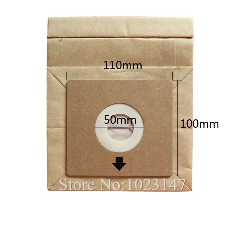 Universal Pallet Size About 110mm*100mm Caliber 5cm Vacuum Cleaner Dust Filter Bags