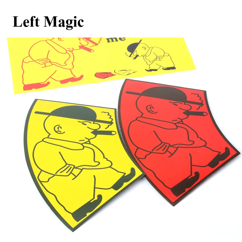 Funny Dwarf Card Illusion Magic Tricks Please Don\'T Underestimate Me Card Magic Props  Kids Toy Gift Children Magic Puzzle Toy