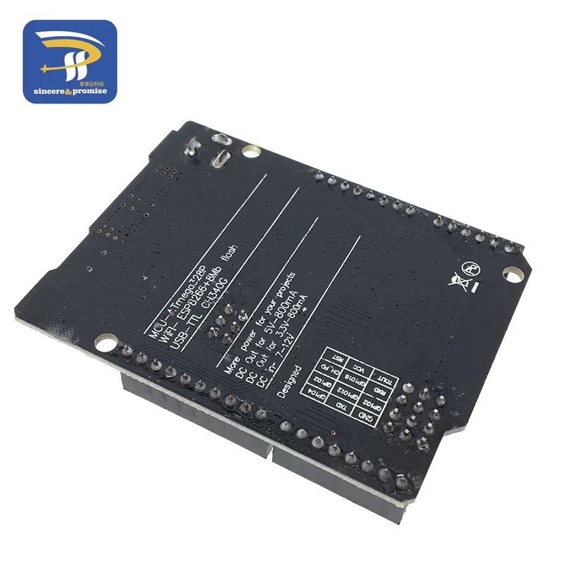 UNO + WiFi R3 ATmega328P + ESP8266 CH340 (32Mb speicher) 6V-9V USB-TTL CH340G Für Arduino NodeMCU WeMos Eine Entwicklung bord – Detail 16