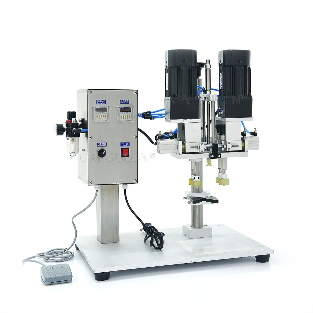 CapsulCN, BoxCN-Cap 6100 capping machine, Cap Tightener, table-top cap screwing machine, Bottle Capper (110V/220V)