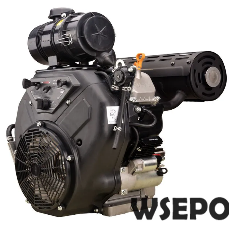 Factory Direct Supply WSE-2V90F 999CC 35HP 21KW V Twin Cylinder Air Cool 4 Stroke Gas Engine,used for Generators,Driller,Washer