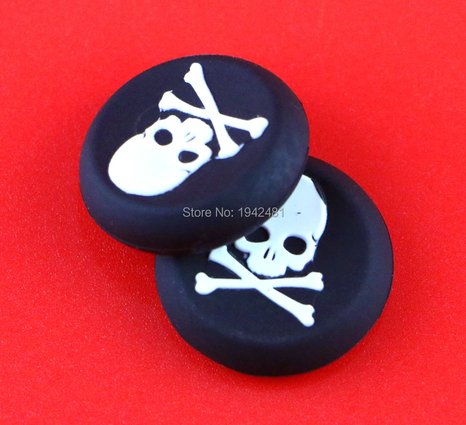 มือจับ PS3 XBOXone สำหรับ PS4 500ชิ้นมือจับหัวกระโหลกซิลิโคนด้ามจับจอยสติ๊ก