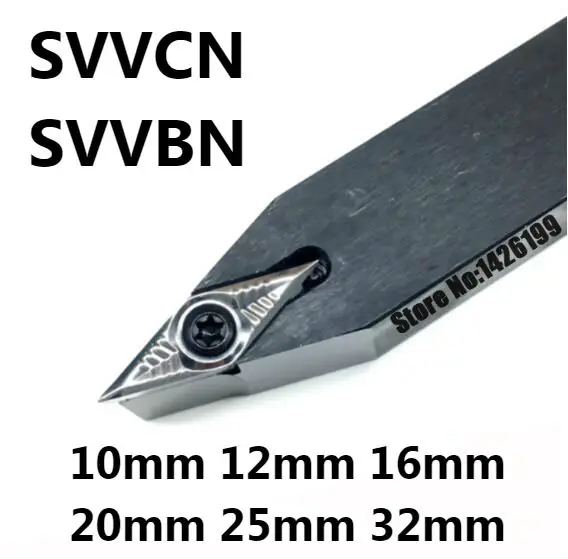 1PCS SVVBN SVVCN 1010H11 1212H11 1616H11 1616H16 2020K11 2020K16 2525M11 2525M16 3232P16 SVVCN2020K16 CNC External Turning tools