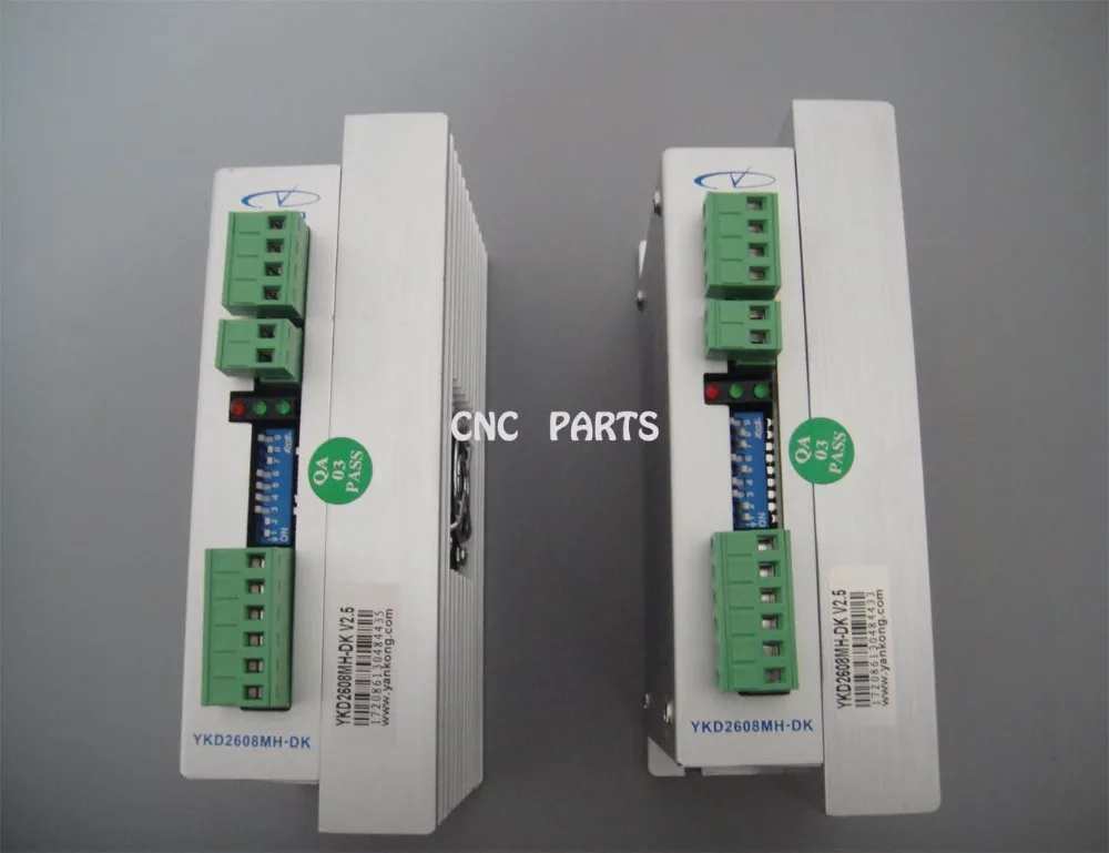 2 قطع ياقو العلامة التجارية cnc آلة السائر المحركات غطاس YKD2608MH-DK CNC راوتر خطوة المحرك