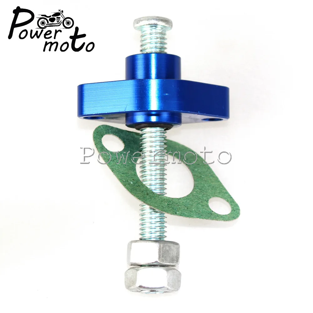 CNC Aluminum Adjuster Cam Timing Chain Tensioners Blue Motorcycle CRUT For Kawasaki VN 750 1500 1600 ZX 900 1000 KZ EN ER Vulcan