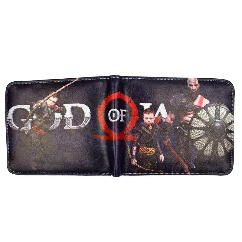 New Arrival Game God of War 4 Wallet Kratos Design Short Purse Coin Purses