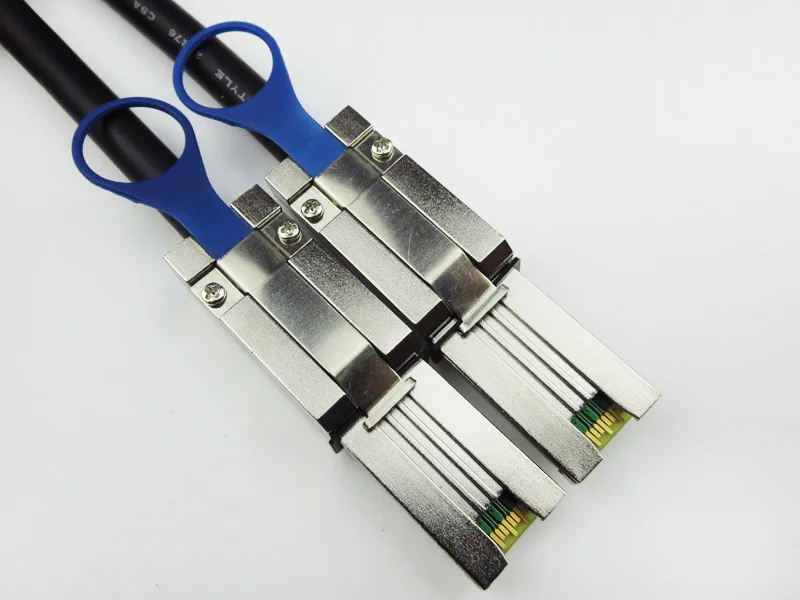 Free Shipping 2 Meter External MiniSAS 26P 4x SFF-8088 to SFF-8088 Drive Disk Cable for Server