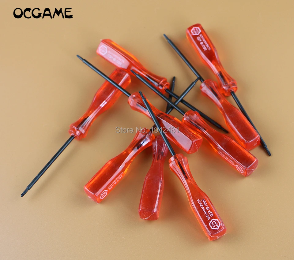 5pcs For Nintendo NDS red 1.5mm + Cross screwdriver open repair Tool