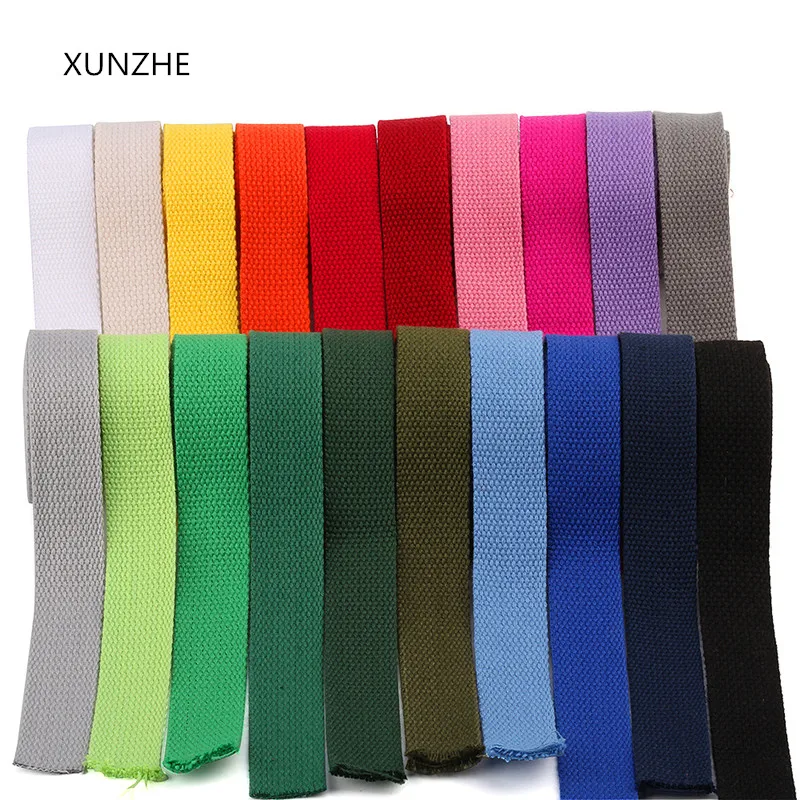 XUNZHE Webbing 6m* 25 mm Canvas Ribbon Belt Woven Tape Nylon Band Backpack Binding Sewing Bag Belt Accessories