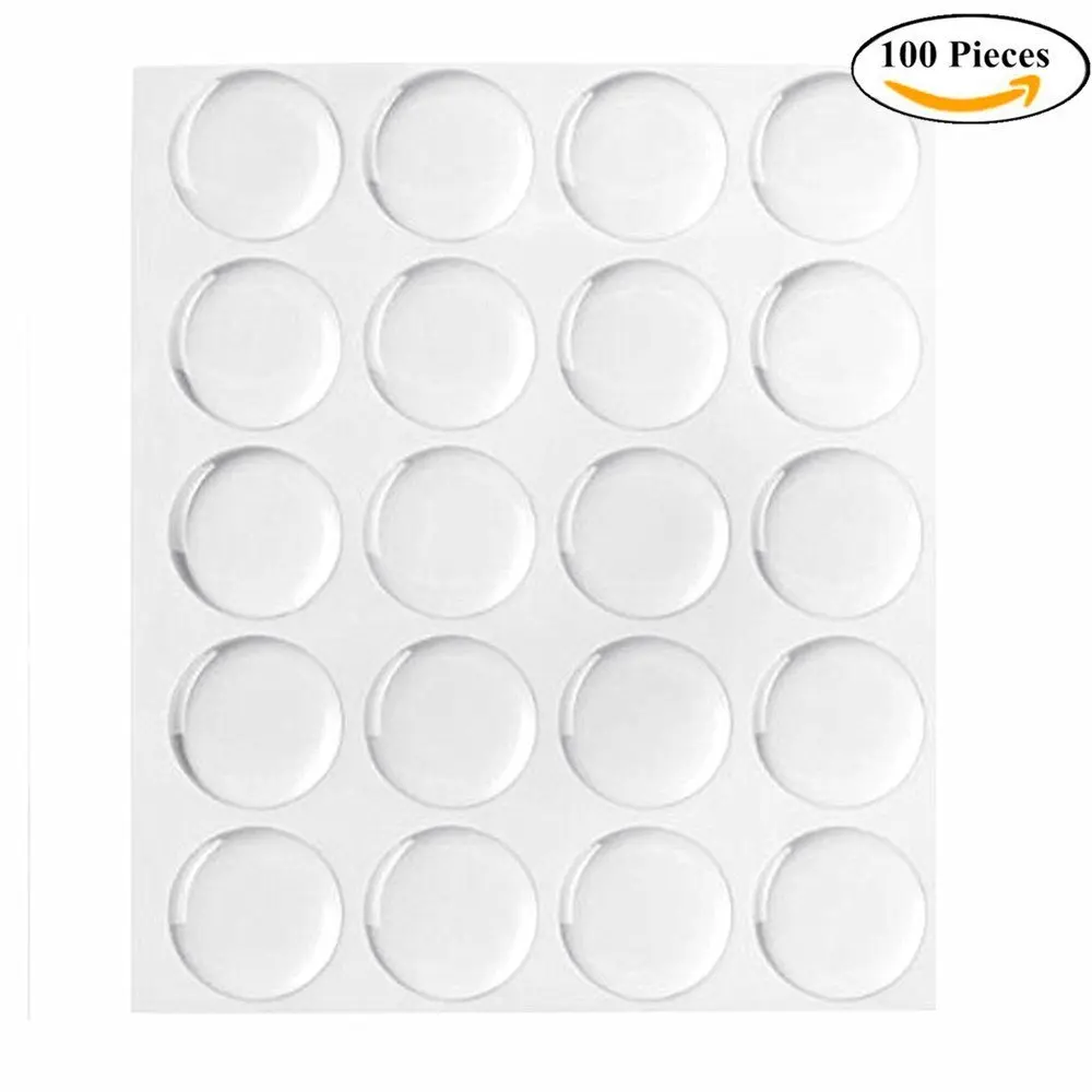 Epoxy Stickers for Bottle Cap Pendants, 1-Inch, Clear,100 PCS