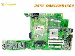 Placa-mãe dkl6mb16g0 para laptop lenovo z470, testado e bom