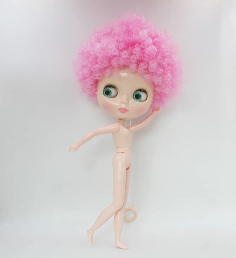 

Free Shipping big discount RBL-633 DIY Nude Blyth doll birthday gift for girl 4colour big eye doll with beautiful Hair cute toy