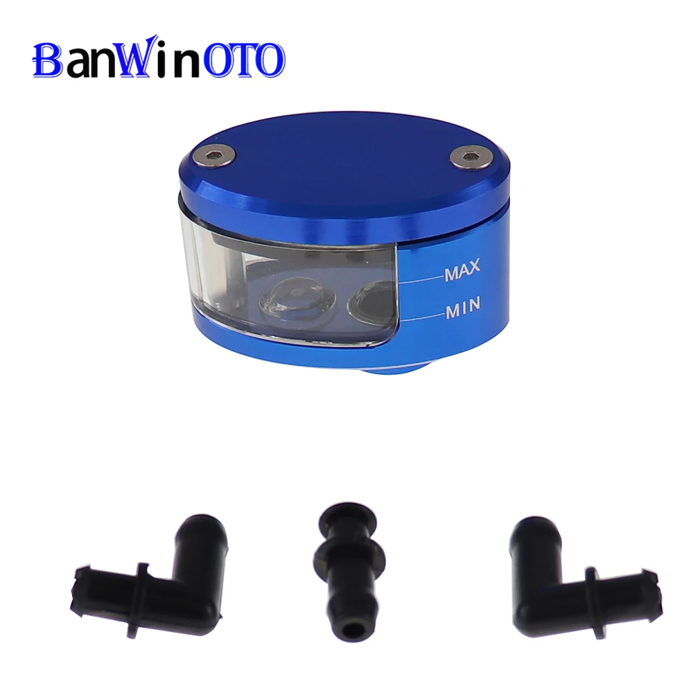 CNC Machined Aluminum And PMMA Motorcycle   Brake Clutch Fuel Tank Cylinder Oil Cup For Honda   Yamaha Ducati Suzuki Kawasaki