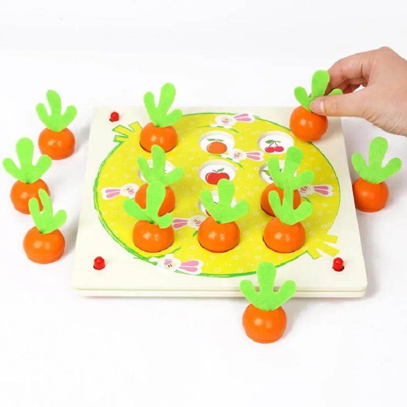 Fly AC Carrot Memory Chess Child Parenting Interactive Table Games Early Learning Puzzle Training Toys