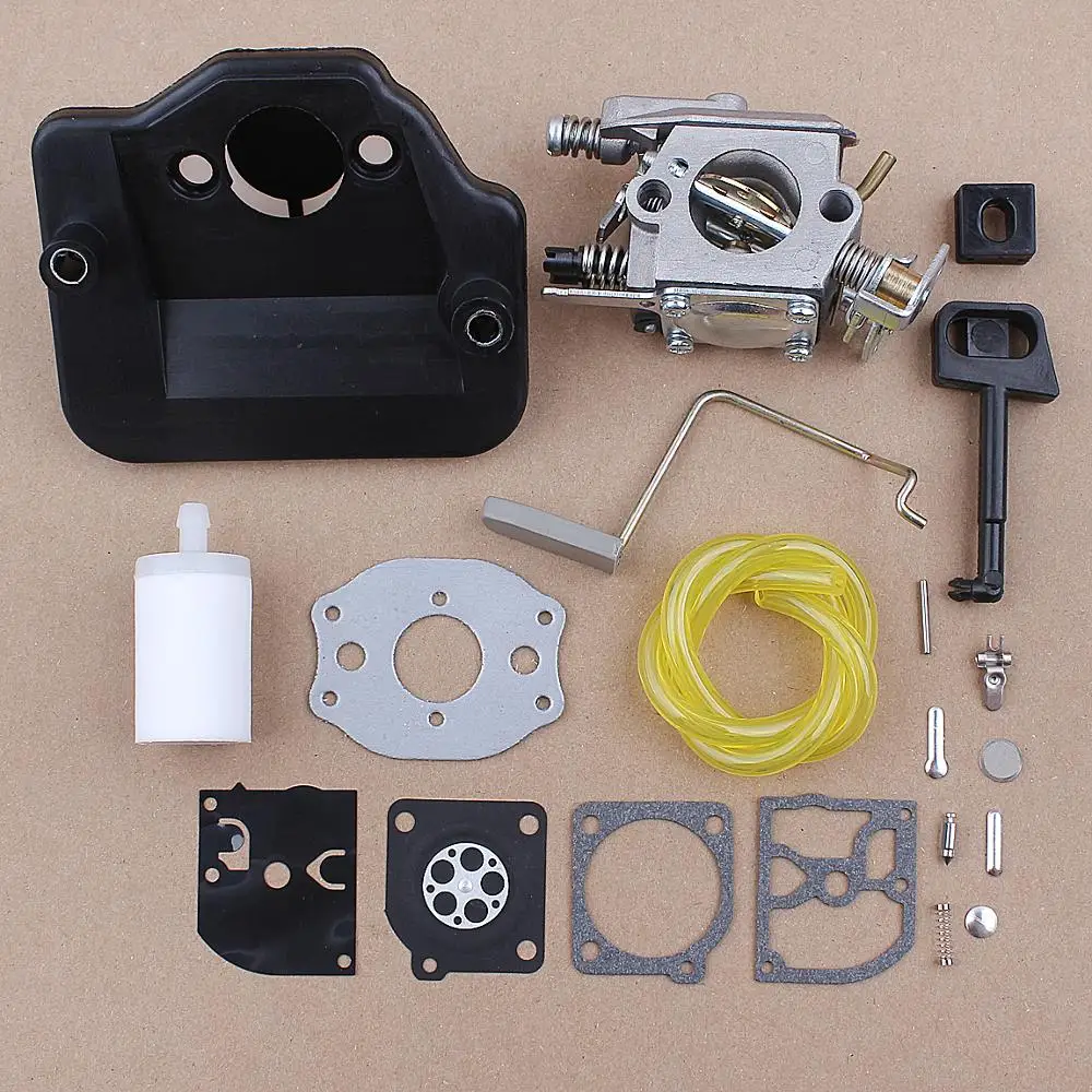 Filtro Aria carburatore Carb Kit Per Husqvarna 36 41 136 137 141 142 Motosega 530071987 530019172 530035482 Zama C1Q-W29E