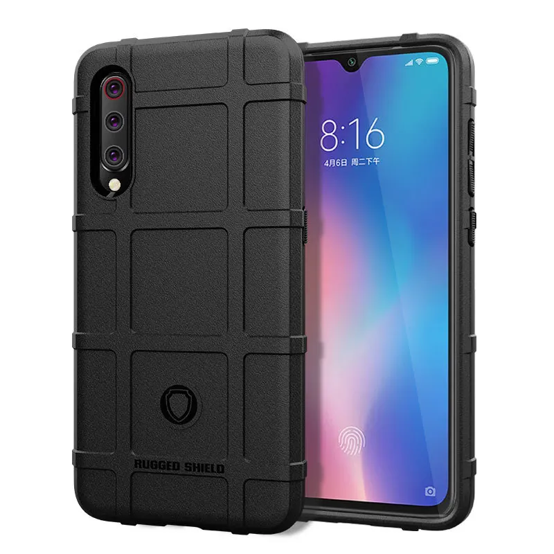 For Xiaomi Mi 9 Case Soft Silicone rugged shield shockproof Armor Protective Back Cover case for xiaomi mi9 xiaomi 9 phone shell