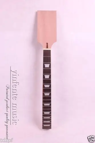 New Electric Guitar neck Solid wood Paddle Frerboard Low Price 22 fret #17A