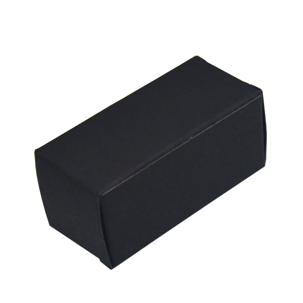 50Pcs/lot Small Kraft Paper Gift Packaging Box Brown Craft Paper Lipstick Cosmetic Packing Box for 10ml-100ml Perfume Bottle