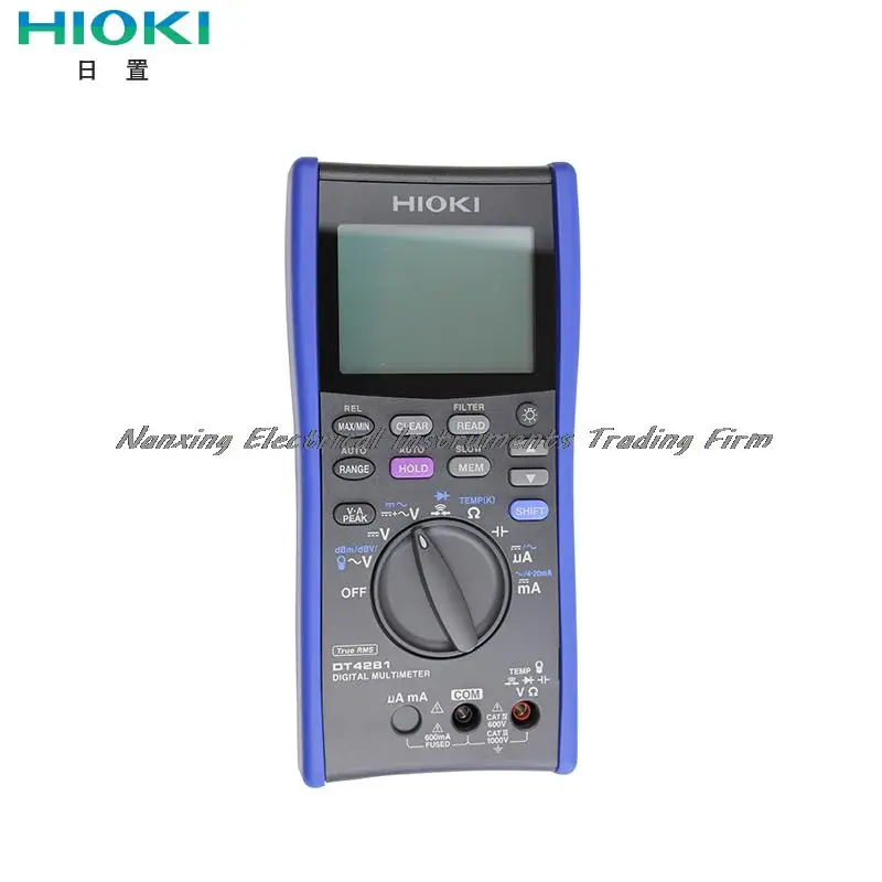 Fast arrival HIOKI DT4281 DIGITAL MULTIMETER Speedy Performance of Professional Testing AC/DC 1000V, AC/DC 600mA, 600MOhm