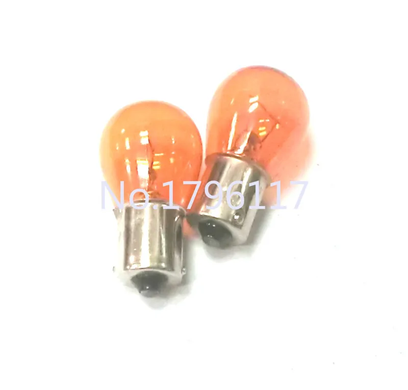 10x 24V 21W BA15S 2409 S25 1156 1141 P21W Car Turn Signal Bulbs Auto Automobile Halogen Lamp Signal Lights Brake Bulb Lamp Amber