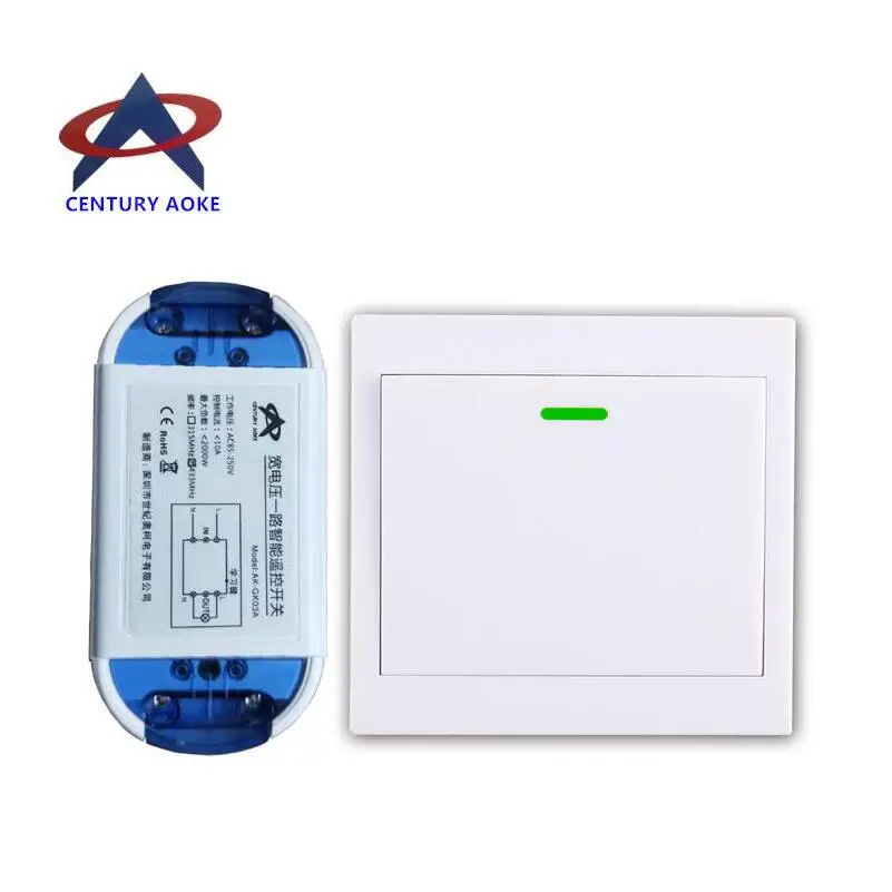 AC 85V 110v 220v 230v  240V 1CH   Wireless Remote Control Switch  transmitter and receiver  light/lamp wall cotroller