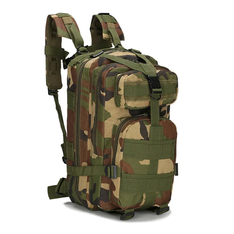 25L Small Army Fans Tactical Bag Outdoor Sports Mountaineering Bag Oxford Waterproof Camouflage 3P Backpack A5100