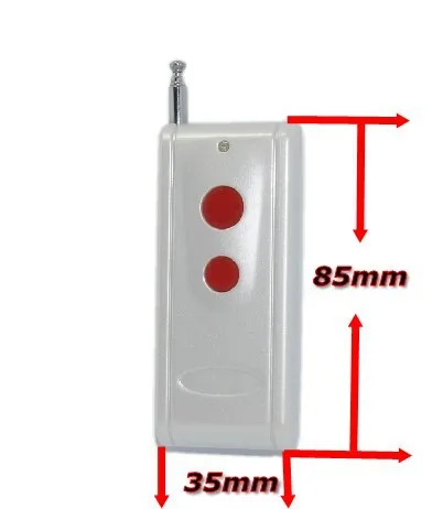 Radio Remote Controller Long Range Far Distance Transmitter 315/433MHZ 2 Button Remote 50-1000m Remote Transmitter