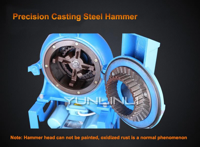 Mesin Pelet Penggiling Biji Komersial Mesin Penggiling Tanaman Obat Penggiling Khusus Penggiling Jagung Lada Gandum