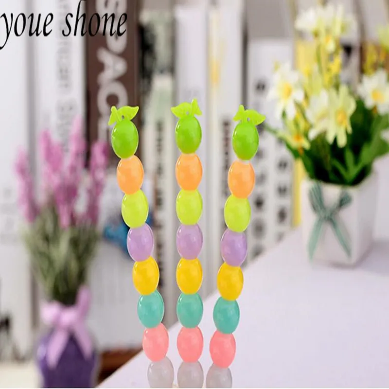 

High Quality 3Piece Creative Stationery Luminous Beads Neutral Pens Signature Pen Innovative Learning Supplies For Office 0.38Mm