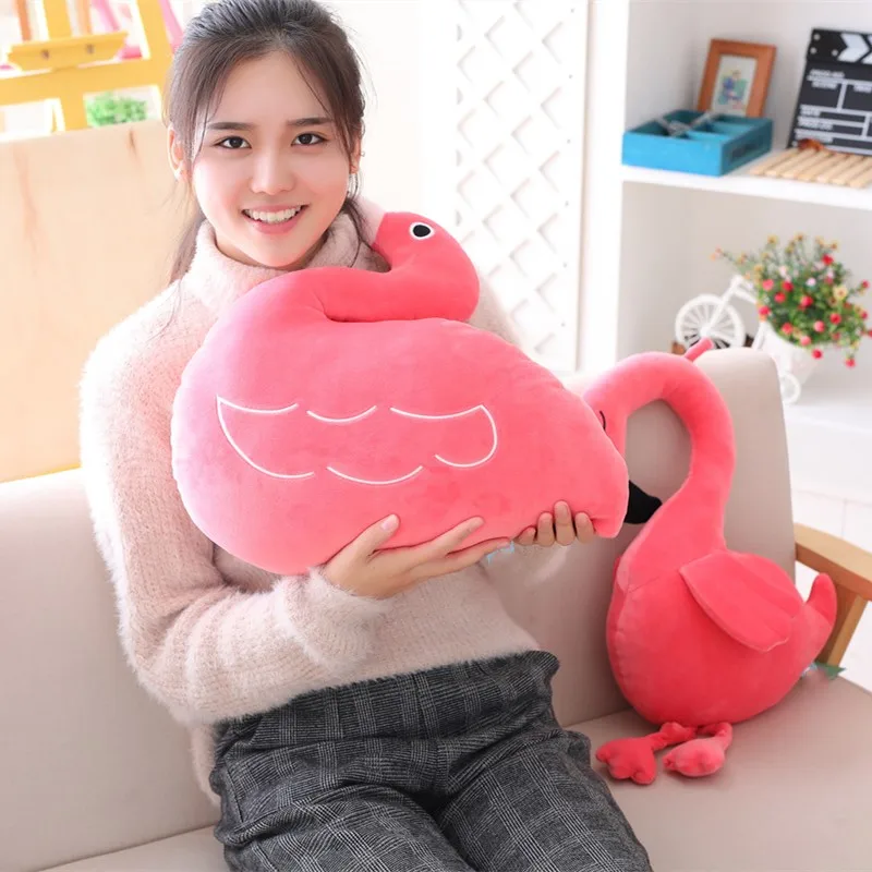 One Piece Soft PP Cotton Stuffed Flaming Toy Sleeping Pillows Swan Cushions Creative Doll Baby Plush Brinquedos 2 Style