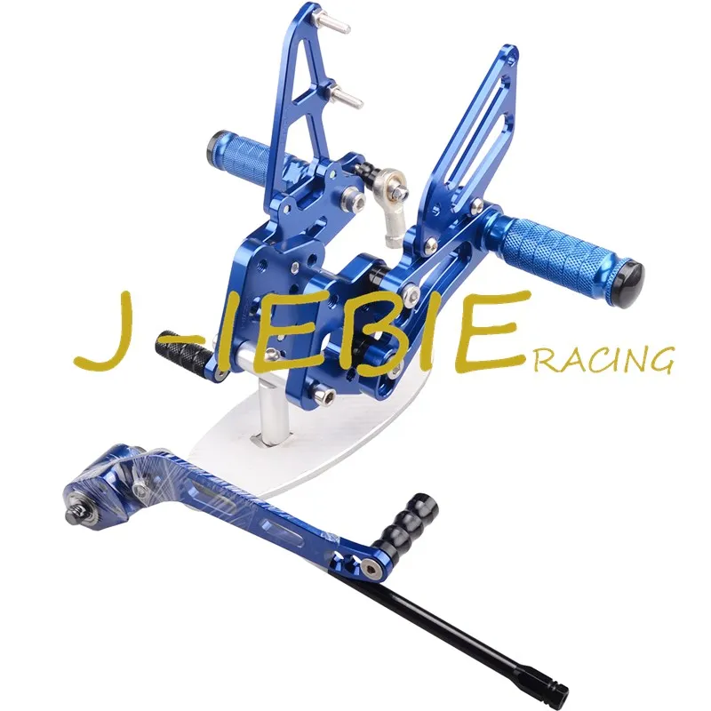 CNC Racing Rearset Adjustable Rear Sets Foot pegs For Suzuki GSXR 600 750 GSXR600 GSXR750 2006 2007 2008 2009 2010 K6 BLUE