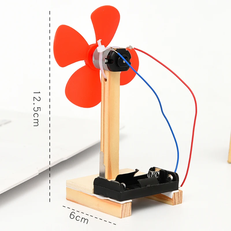 FAI DA TE fatti in casa ventilatore elettrico tecnologia di produzione di piccole assemblaggio intelligenza fatti a mano tecnologia di produzione