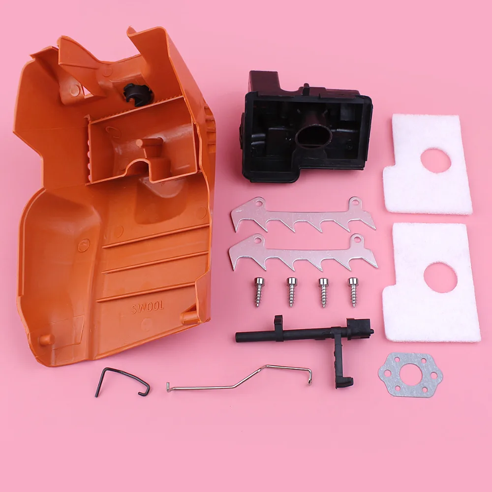 Top Cylinder Engine Cover Air Filter Housing Bumper Spike Kit For Stihl MS180 018 MS170 018 Chainsaw Spare Parts