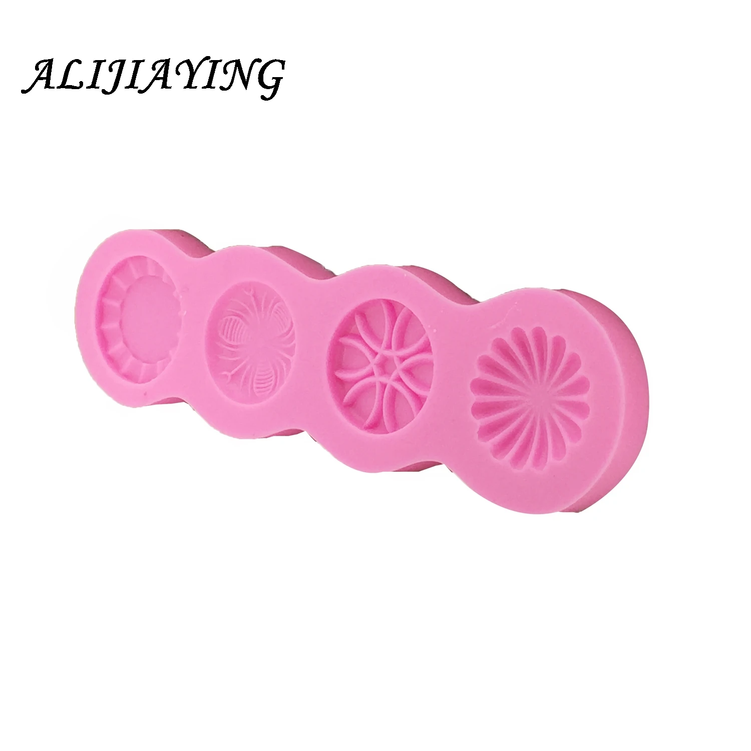 1Pcs Button Muffin Silicone Sweet Candy Jelly Ice Mould Mold Baking Pan Make DIY Cake border decoration D1240