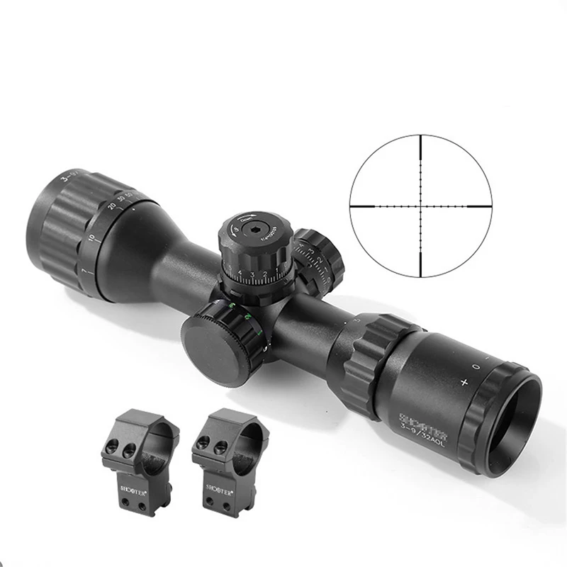 

Shooter Hunting Rifle Scope ST 3-9X32AOE Rifle Scope 25.4mm Tube Size Waterproof Shakeproof Fogproof For Outdoor gs1-0346