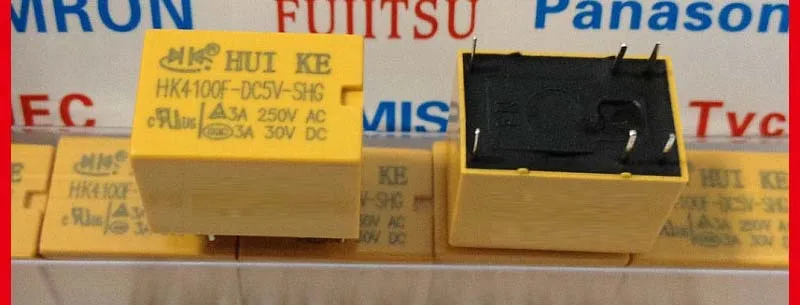 

HUI KE HK4100F-DC5V-SHG,HK4100F-DC12V-SHG 3A250VAC relay