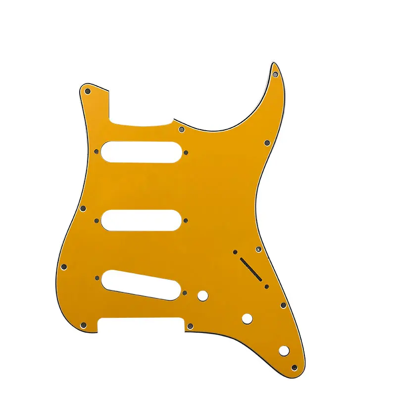 Pleroo Custom Guitar pickgaurd - For 72\' 11 Screw Hole Standard St SSS Guitar pickguard Scratch Plate ,  Eight color