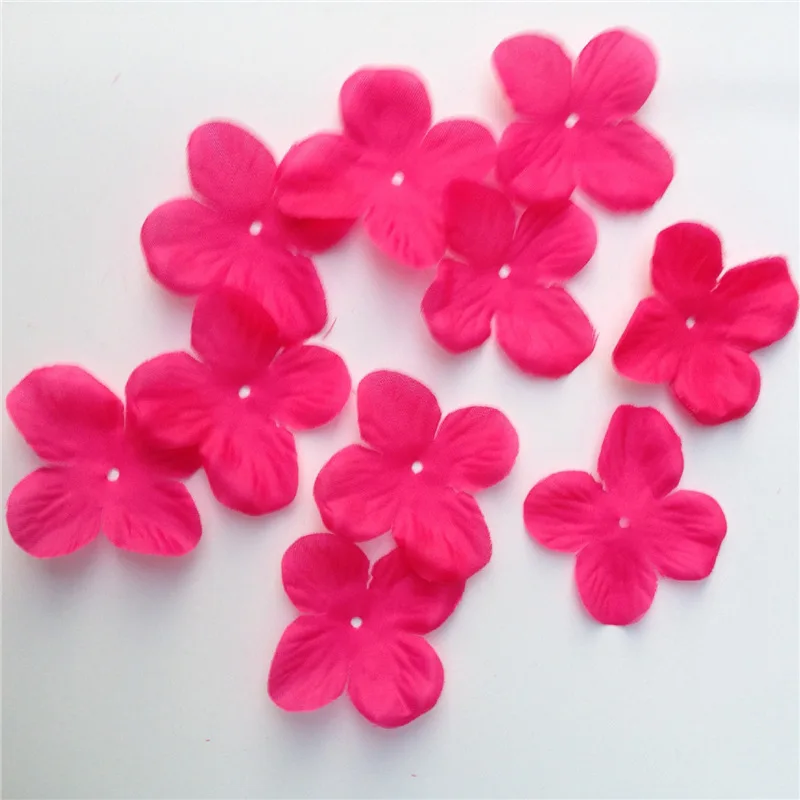 100/300/500Pcs Cherry Blossom Rose Flowers Wedding Petals Fake Artificial Silk Flowers Home Decoration Party Supplies