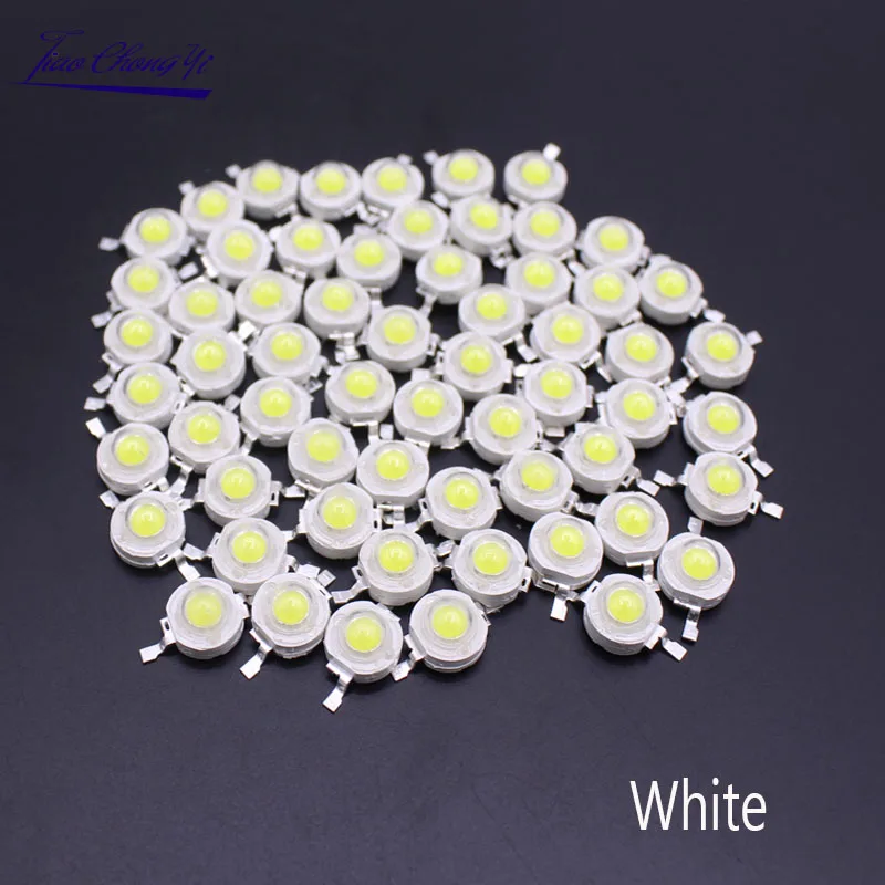 10-1000Pcs LED COB Lamp Chip 1W 3W 3.2-3.6V Input 100-220LM Mini LED Bulb Diode SMD For DIY LED Floodlight Spotlight Downlight