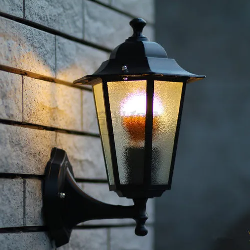 

Vintage Europe Outdoor Gardeb Wall Lamp 220V/110V Waterproof Wall Sconces applique exterieur Warm white/Cool white E27 LED Bulb