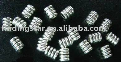 

FREE SHIPPING 1200pcs Tibetan silver screw tube spacers A1160